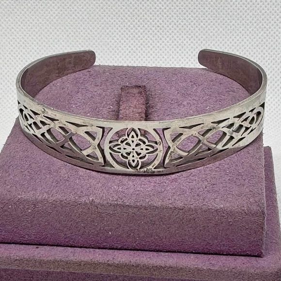 Set of 2 Stainless Steel Celtic Cuffs - Picture 2 of 7
